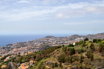 Fototapeta na wymiar View on Funchal, Madeira, from above