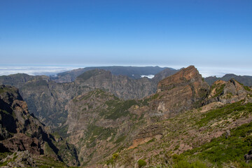 Fototapeta premium VIew from Pico do Arieiro