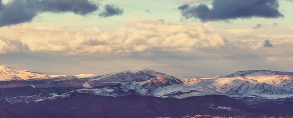 Badkamer foto achterwand Winter mountains © Galyna Andrushko