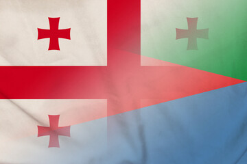 Georgia and Eritrea government flag international negotiation ERI GEO