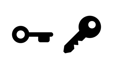Key icon vector for web and mobile app. Key sign and symbol.
