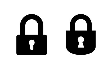 Lock icon vector for web and mobile app. Padlock sign and symbol. Encryption icon. Security symbol
