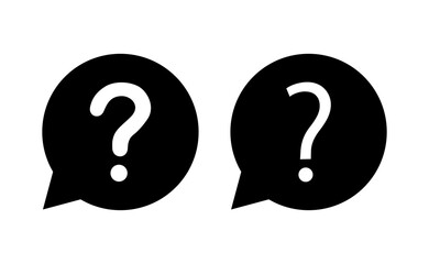 Question icon vector for web and mobile app. question mark sign and symbol