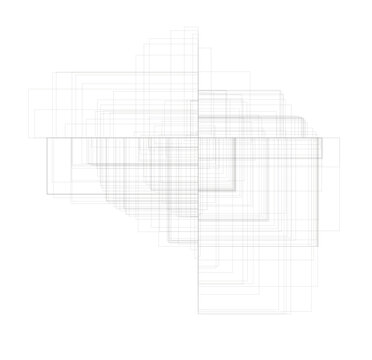 La belleza de los cuadrados se revela en su formaci&oacute;n en figuras geom&eacute;tricas perfectas