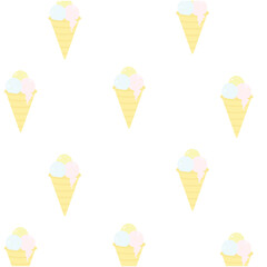 ice cream pattern