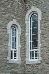 windows and wall of ST JOHN CHRYSOSTOM  CHURCH ARNPRIOR.