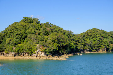 リアス式海岸の九十九島