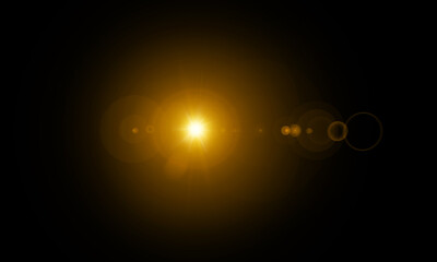Light flare, Glowing light explodes. Light effect. ray. shining sun, bright flash. Special lens flare light effect.