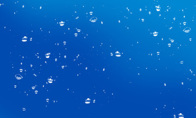 Air bubbles in the water background. Abstract oxygen bubbles in the sea. Water bubbles.	
