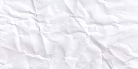Paper texture Crumpled White.Top view.