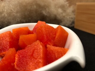 nice pawpaw cocktail with salt and lemon