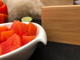 nice pawpaw cocktail with salt and lemon