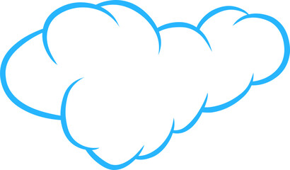 Hand draw Cloud Doodle