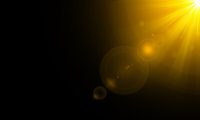 Light flare. Glowing light explodes. Light effect. ray. shining sun  bright flash. Special lens flare light effect.