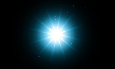 Light flare. Glowing light explodes. Light effect. ray. shining sun  bright flash. Special lens flare light effect.