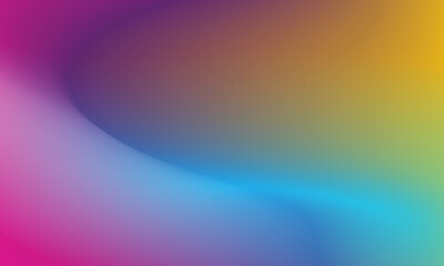 Colorful gradation, texture yellow, purple and blue background gradation, soft and smooth