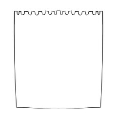 blank note illustration