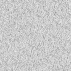 Seamless Crumpled Paper Texture. Rough, folded material. Inspiring background for design, advertising, 3d. Empty space for inscriptions. A sheet of parchment, cardboard, scrapbooking paper.