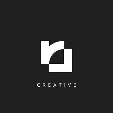 Alphabet RL, LR letter logo design template vector illustration.