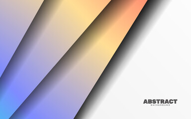 Abstract overlap papercut gradient color background