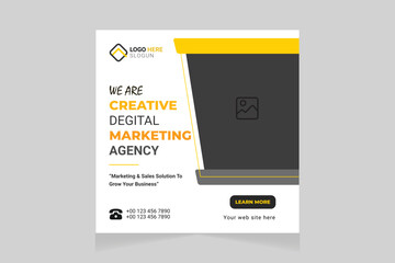 Creative social media post design templates, modern, and new creative design.