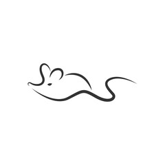 Naklejka na ściany i meble Rat logo icon design illustration