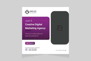 Creative social media post design templates, modern, and new creative design.