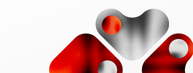 Round shapes and circle geometric abstract background. Vector Illustration For Wallpaper, Banner, Background, Card, Book Illustration, landing page