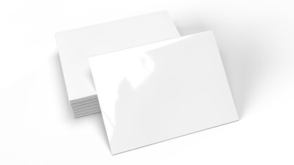 3d business car mockup