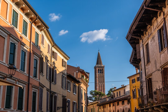 Classic view of the Streets of Verona, Veneto, Italy © Alessandro Vecchi