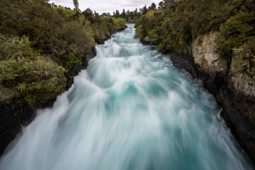 Fototapeta na wymiar Huka Falls Taupo New Zealand