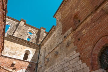 Fototapeta na wymiar Abbey of San Galgano in the Province of Siena, Tuscany, Italy.