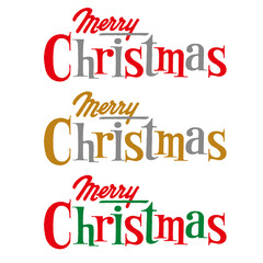 メリークリスマス(Merry Christmas)　オリジナルロゴ文字セット