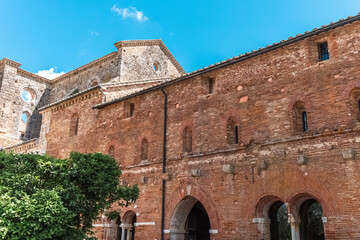 Abbey of San Galgano in the Province of Siena, Tuscany, Italy.