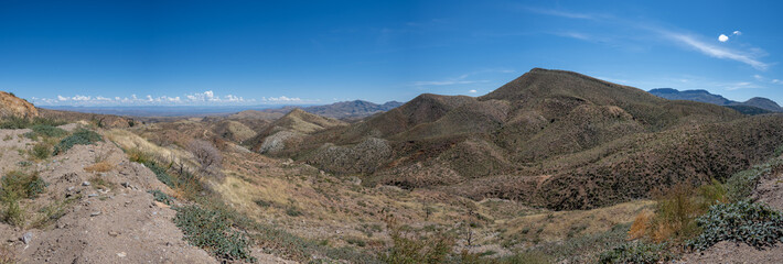 A panoramic view of El Captain pass in Arizona
