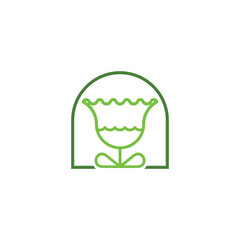 Flower logo Vector Icon Illustration concept