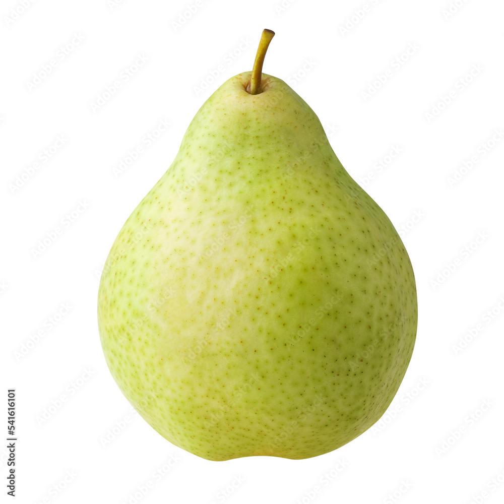 Canvas Prints green pear fruit isolated on transparent background - Canvas Prints