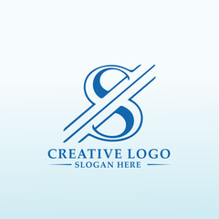 Fototapeta premium letter S Financial looking for Company Logo
