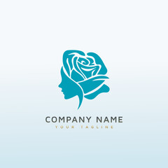 aesthetics vector logo design idea