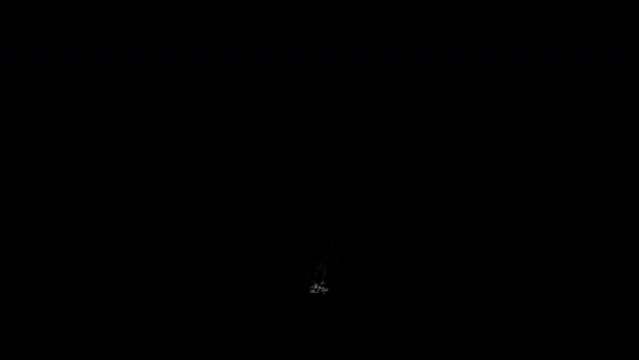  bullets hitting a concrete surface which emits dust and debris.background footage motion graphics, or as a background or overlay 4K drag and drop  editing software supporting blending modes.