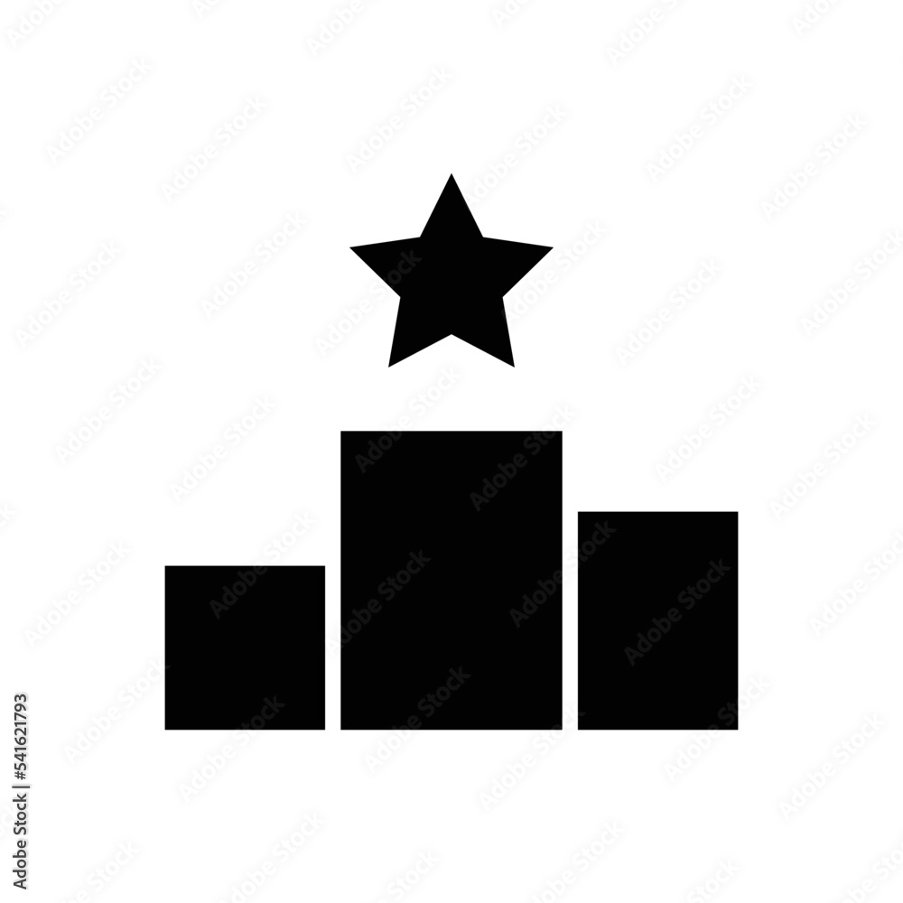 Poster Rank vector icon symbol design