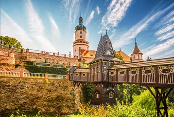 Deurstickers The castle of Nove Mesto nad Metuji, Czech Republic © alexanderuhrin