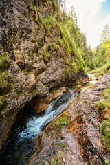 Mountain landscape in mountains, Juranova dolina - valley in The Western Tatras national park. Slovakia, oravice, Orava region. © Zedspider