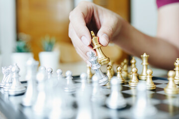 Playing and planning a chess walk, an entrepreneur is planning a business to compete with the...