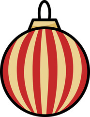 Christmas ball design element