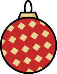 Christmas ball design element