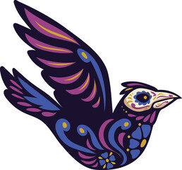 Fototapeta premium Mexican floral animal