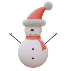 snowman christmas cartoon 3d