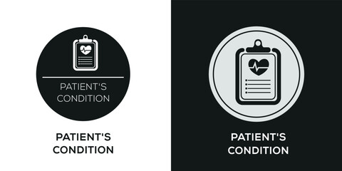 Creative (Patient's Condition) Icon, Vector sign.