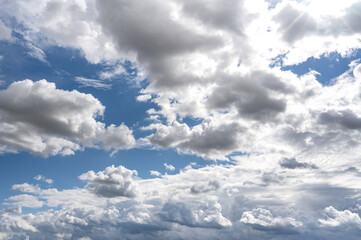 Beautiful blue sky